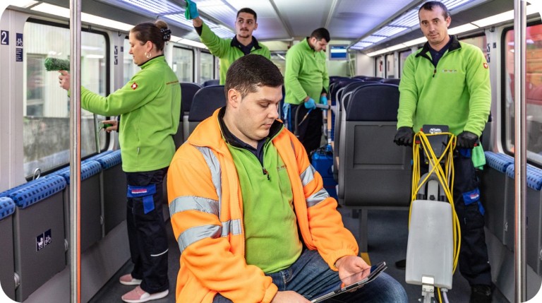 Transportmittelreinigung